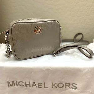 MK grey crossbody